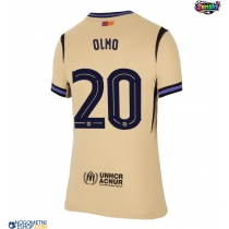 Ženski Nogometni dresi Barcelona Dani Olmo #20 Gostujoči 2025-26 Kratek Rokav